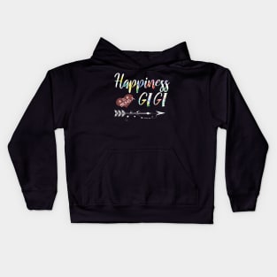 happiness is being a gigi Kids Hoodie